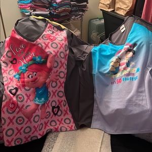 Womens nursing scrub tops